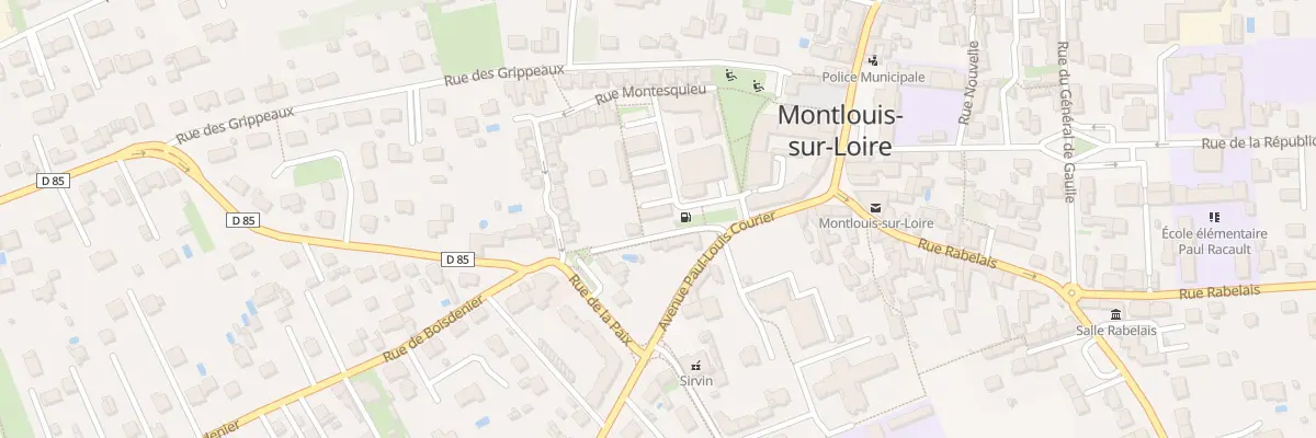 Plan du 5 Rue Jean-jacques Rousseau à Montlouis-sur-Loire