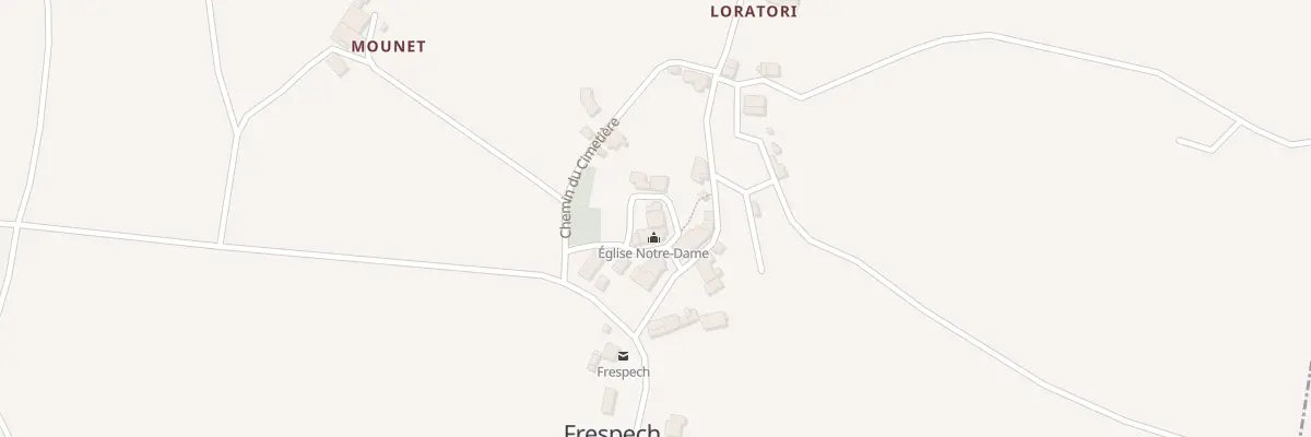 Plan du 20 Le Bourg à Frespech