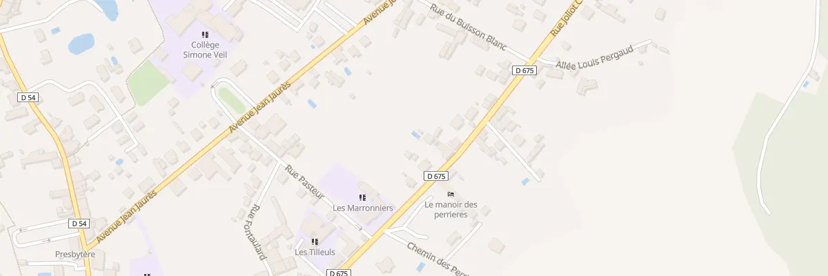 Plan du 16 Rue Joliot Curie à Rochechouart