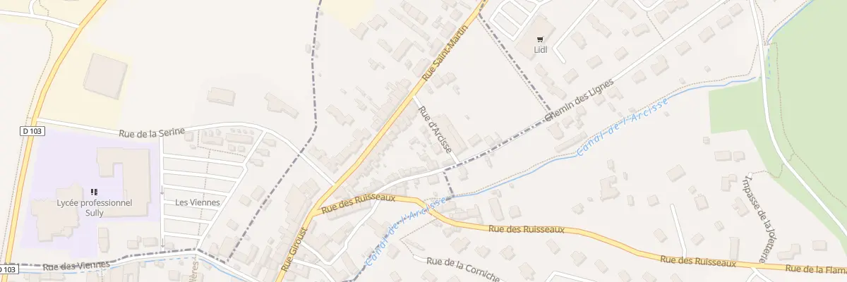 Plan du 7 Rue Saint-martin à Nogent-le-Rotrou