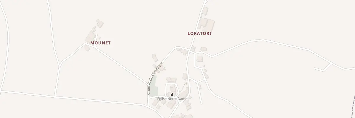 Plan du 2 Chem du Cimetière à Frespech