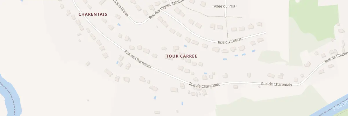 Plan du 44 Rue de Charentais à Truyes