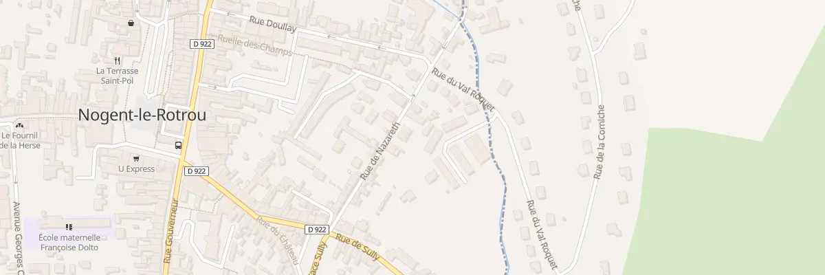 Plan du 17 Rue de Nazareth à Nogent-le-Rotrou