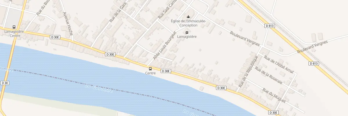 Plan du 1 Imp Bon Secours à Lamagistère