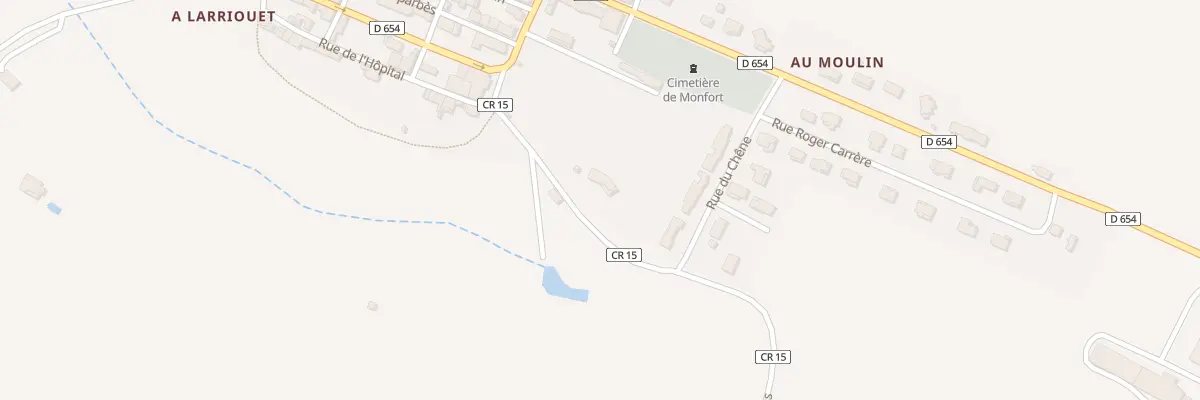 Plan du 1 Che de Bigourdas à Monfort