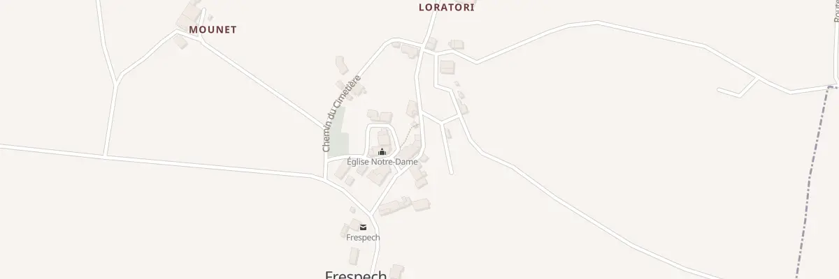 Plan du 5 Le Bourg à Frespech