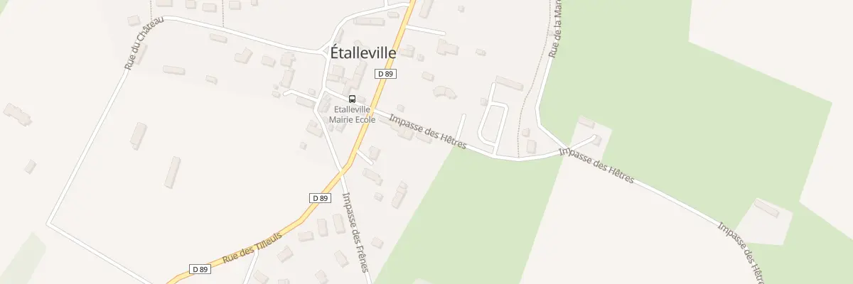 Plan du 2 Imp des Hetres à Étalleville