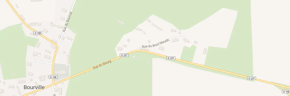 Plan du 2 Rue du Bourg à Bourville