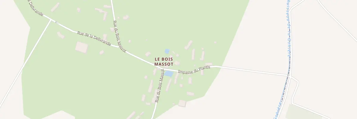 Plan du 75 Le Bois Massot à Armentières-sur-Avre