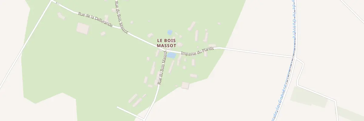 Plan du 58A Le Bois Massot à Armentières-sur-Avre