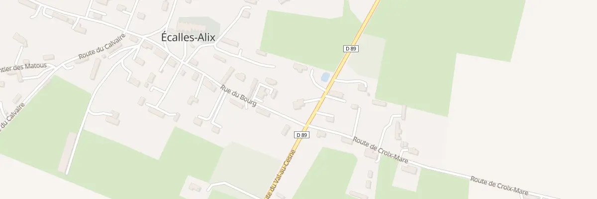 Plan du 464 Rte du Val au Cesne à Écalles-Alix
