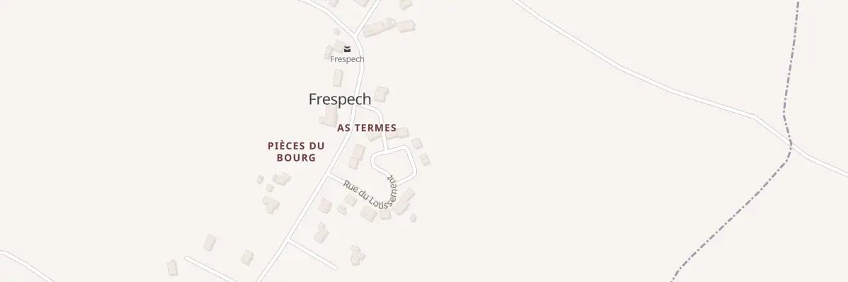 Plan du 5159 Rue du Lotissement à Frespech