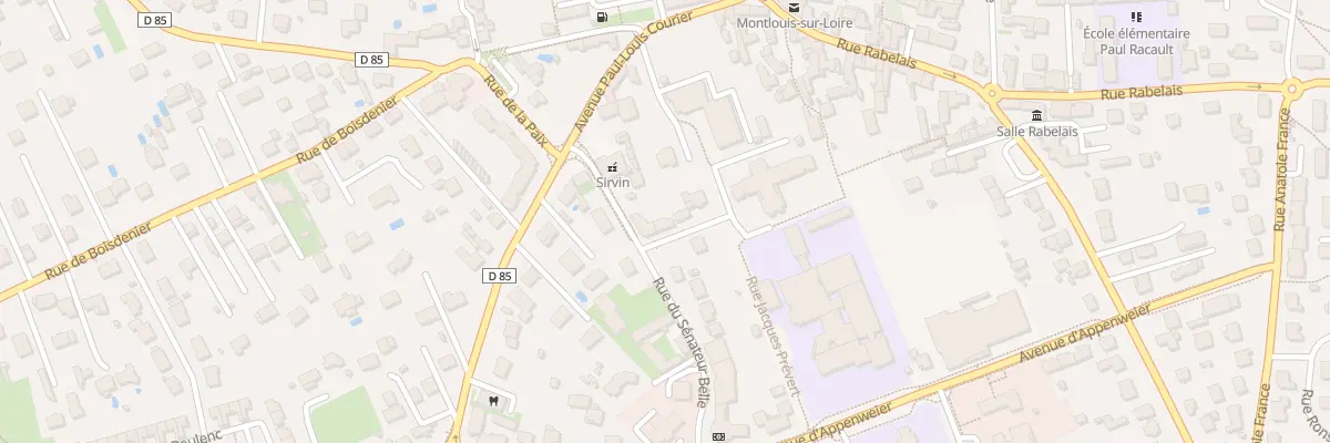 Plan du 1B Rue de la Génèserie à Montlouis-sur-Loire