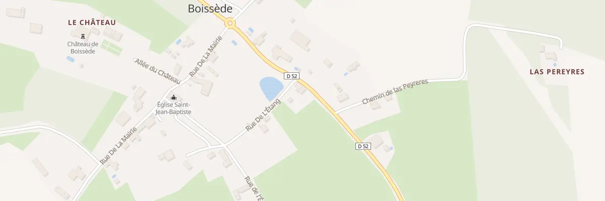 Plan du 174 Rte de l’Isle en Dodon à Boissède