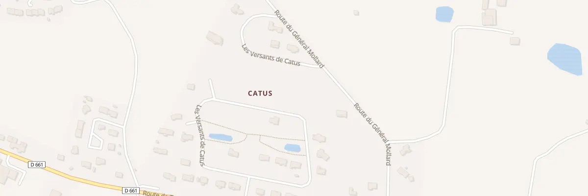 Plan du 9999 Catus à Penne-d’Agenais