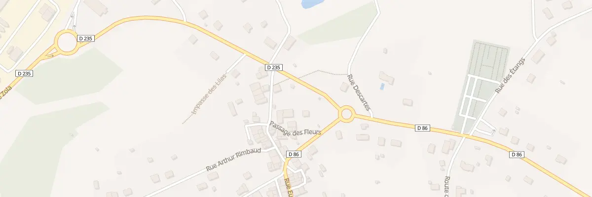 Plan du 3 Pas des Fleurs à Saillat-sur-Vienne