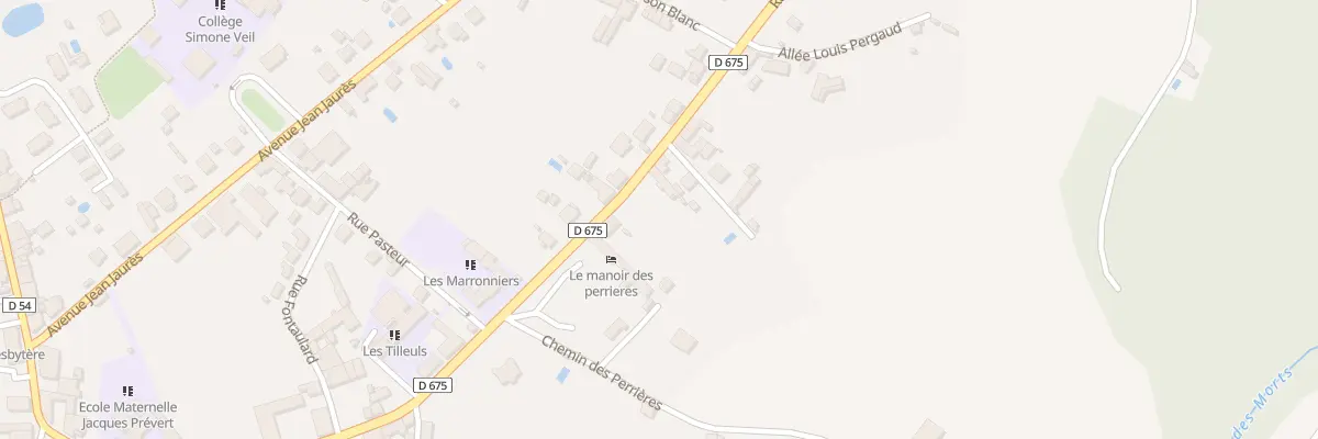 Plan du 7 Rue Joliot Curie à Rochechouart