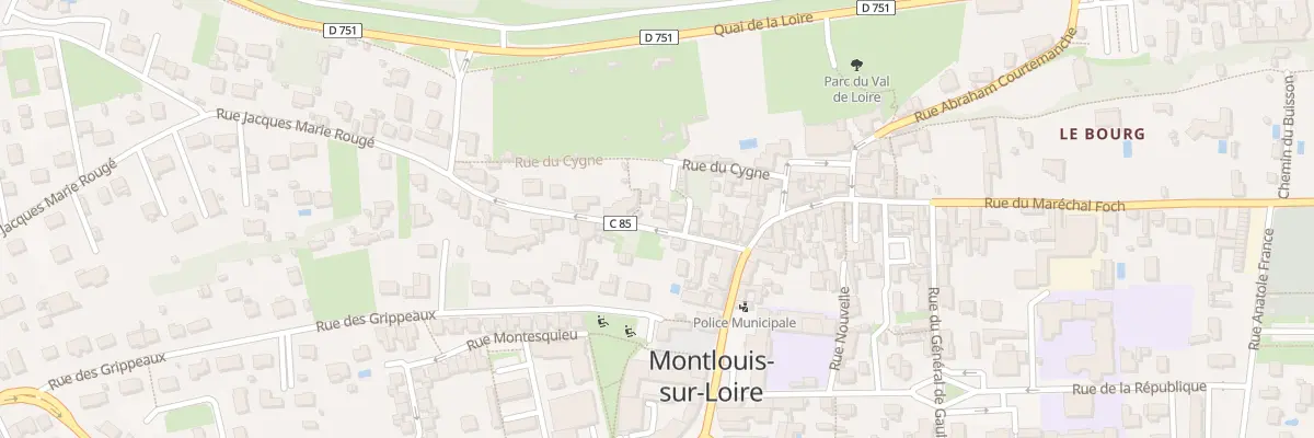 Plan du 22 Rue Christophe Plantin à Montlouis-sur-Loire