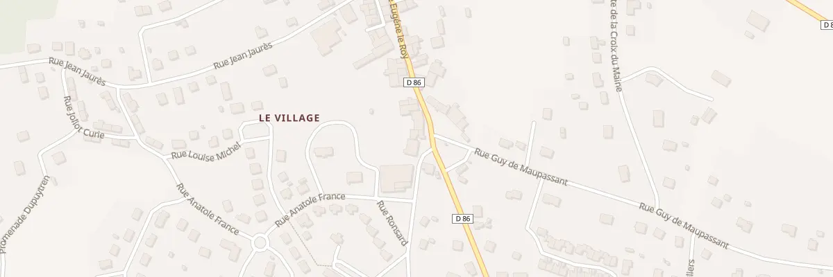 Plan du 36 Rue Eugène le Roy à Saillat-sur-Vienne