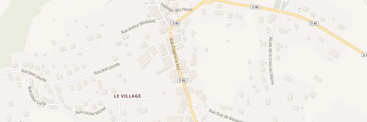 Plan du 11 Rue Eugène le Roy à Saillat-sur-Vienne