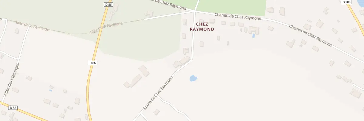 Plan du 17 Rte de Chez Raymond à Rochechouart