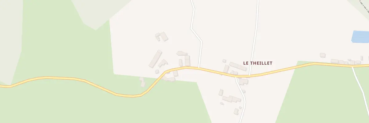 Plan du 5095 Le Theillet à Marval