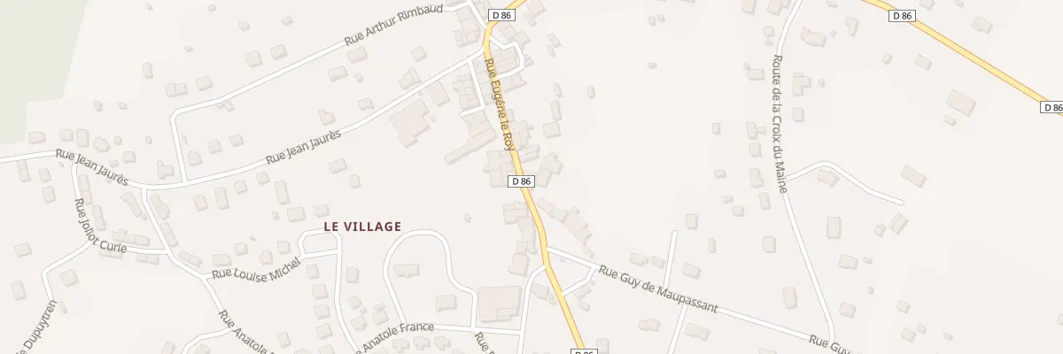 Plan du 23 Rue Eugène le Roy à Saillat-sur-Vienne