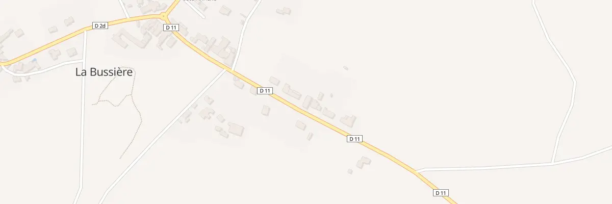 Plan du 19 Rte de la Vallée des Bois à La Bussière