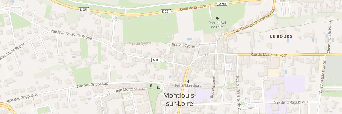 Plan du 16 Rue Christophe Plantin à Montlouis-sur-Loire