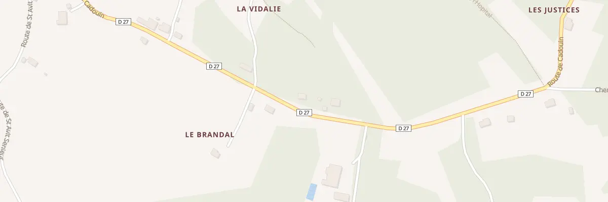 Plan du 10 La Vidalie à Molières