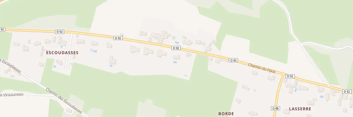 Plan du 69 Che du Haut à Saint-Médard