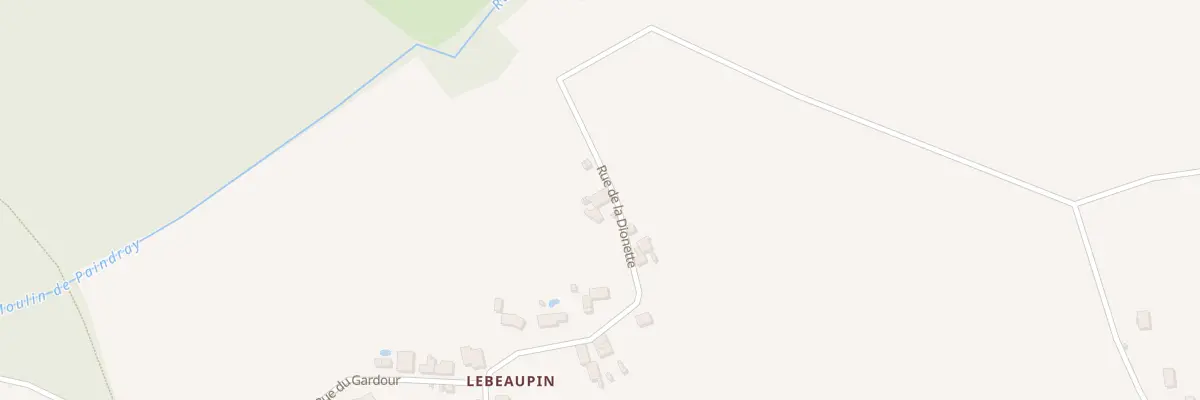 Plan du 17 Rue de la Dionette à Pindray