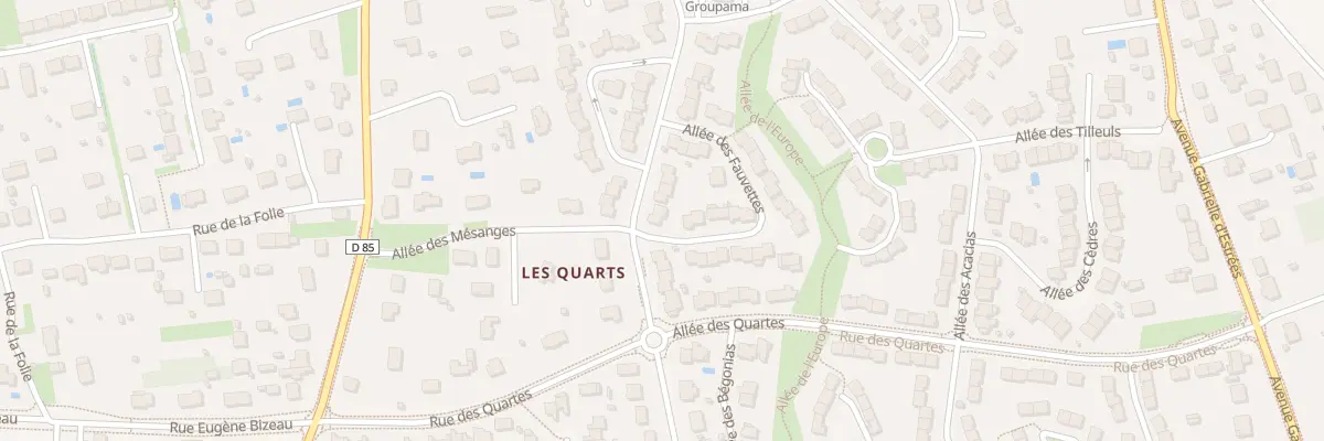 Plan du 12 All des Ralluères à Montlouis-sur-Loire