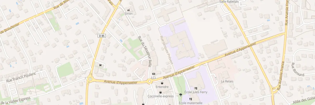 Plan du 19 Rue du Sénateur Belle à Montlouis-sur-Loire