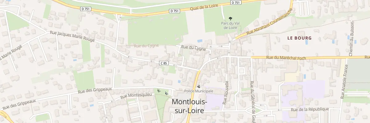 Plan du 14 Rue Christophe Plantin à Montlouis-sur-Loire