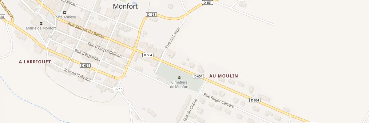 Plan du 3 Rue de Mauvezin à Monfort
