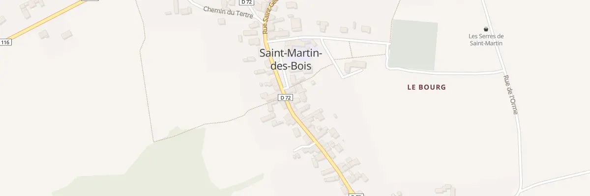 Plan du 22 Rue Saint Georges à Saint-Martin-des-Bois