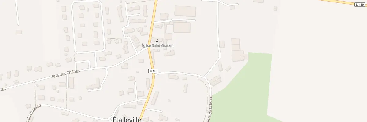 Plan du 3 Rue de la Mare à Étalleville