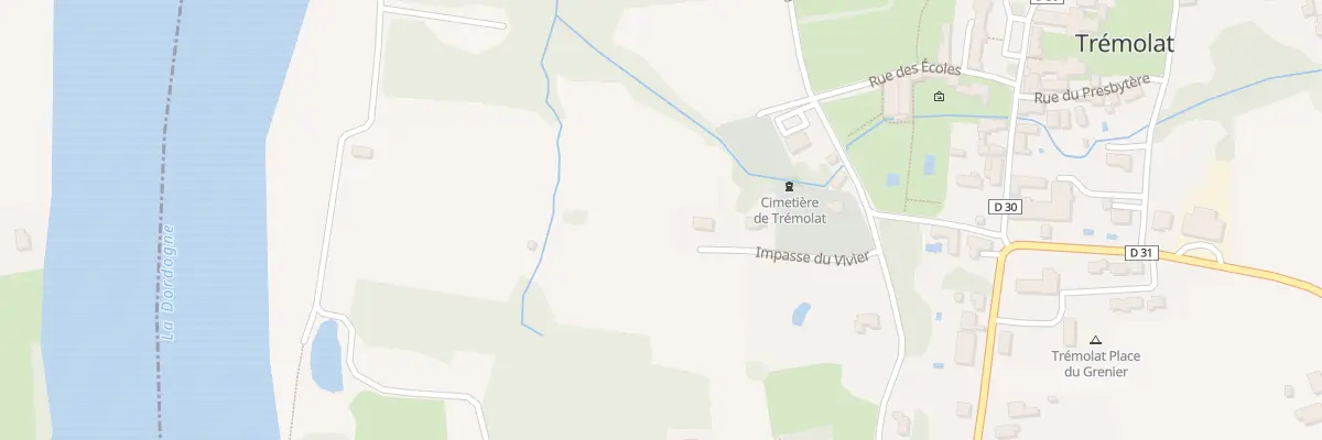 Plan du 48A Le Vivier à Trémolat
