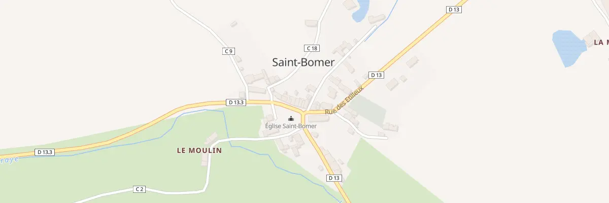 Plan du 11 Rue de la Braye à Saint-Bomer