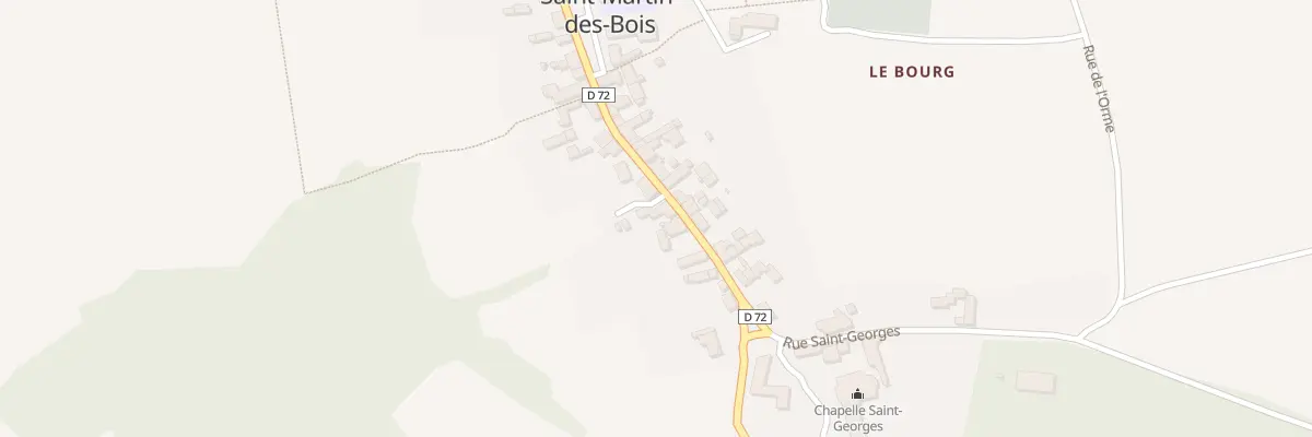 Plan du 47 Rue Saint Georges à Saint-Martin-des-Bois