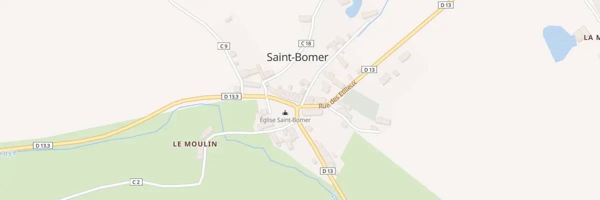 Plan du 13 Rue de la Braye à Saint-Bomer