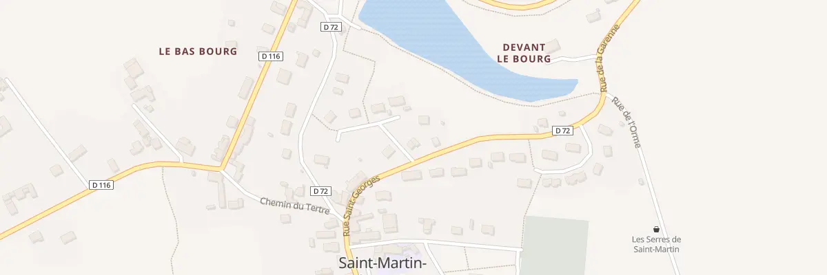 Plan du 309 Devant le Bourg à Saint-Martin-des-Bois