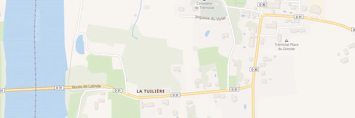 Plan du 202 Rte de Lalinde à Trémolat