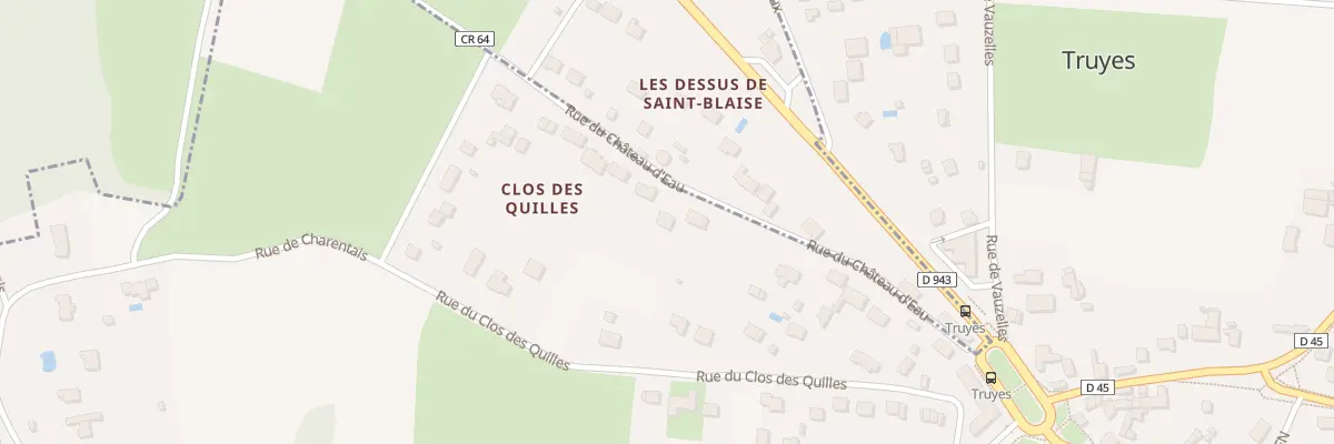 Plan du 23 Rue du Château d’Eau à Truyes