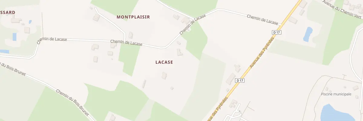 Plan du 347 Che de Lacase à L’Isle-en-Dodon