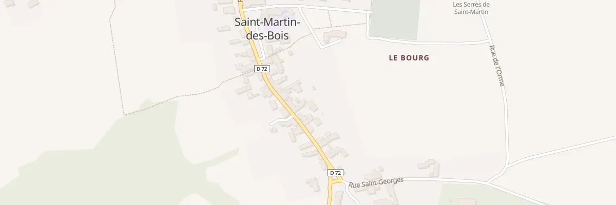 Plan du 36 Rue Saint Georges à Saint-Martin-des-Bois