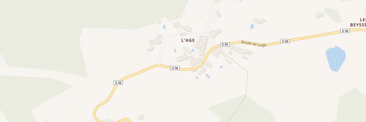 Plan du 153 Lage à Saint-Martin-de-Fressengeas