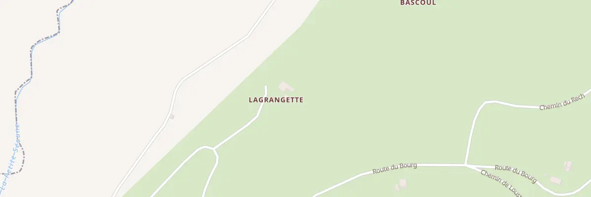 Plan du 39 Lagrangette à Dondas
