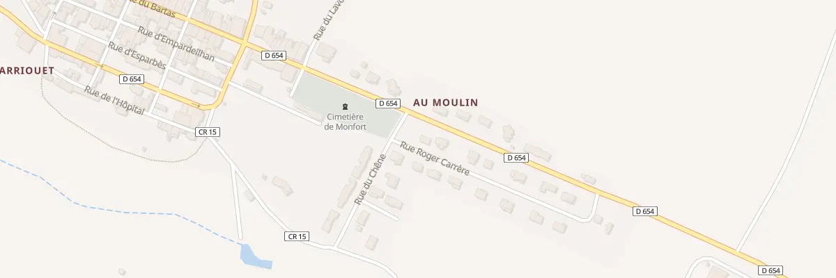 Plan du 1 Rue Roger Carrère à Monfort